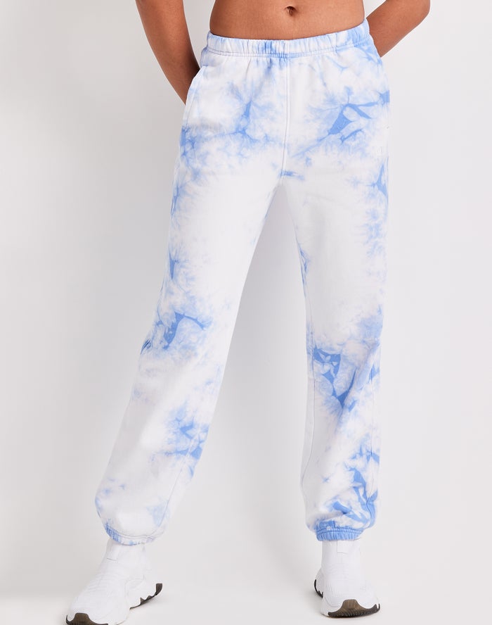 Pantalon Chandal Champion Mujer - Galaxy Dye Oversized ( Azules/Blancas ) 2519063-GO